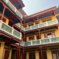 Monastery from courtyard