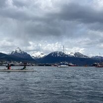 Kayaking in the Beagle Channel