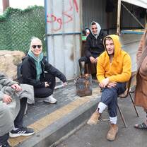 THE LOCALS AT AL FAWWAR REFUGEE CAMP