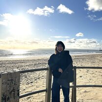 The beach