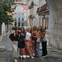From strangers to family in just one summer 🌍💙 Lisbon brought us together, and these memories will last a lifetime! 