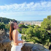 In front of Park Guell