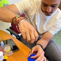 At the drone engineering Lab