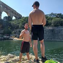 Swimming at Pont du Garde