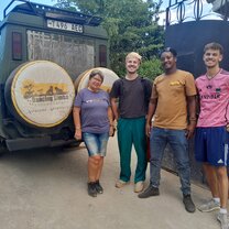 At the lodge before our safari started 