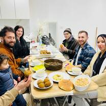 Iftar with my host family 