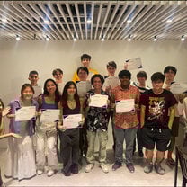 Interns final ceremony group