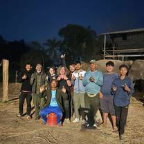 The amazing people at the Elephant sanctuary!