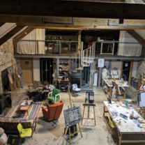 Some of the studio in action 