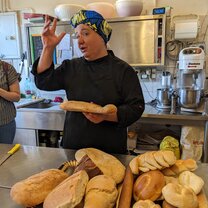 Cuisine class - learning to bake bread, Italian style!