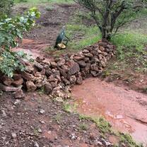 work crew dam