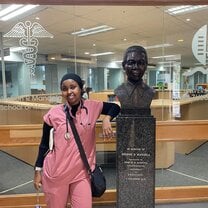 At Nelson R. Mandela medical school 