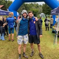 After finishing the Triathlon 