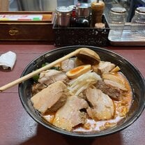 Best Ramen-thickest piece of pork chashu I've ever seen :)