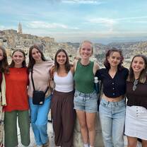 The CIS abroad excursion to Matera, Italy.