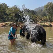 bathing!
