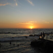 Sunrise overlooking Bronte's beautiful natural bath