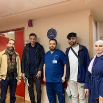 Al Ahli hospital visit 
