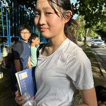 After my boxing victory!