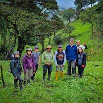 Working on reforestation 