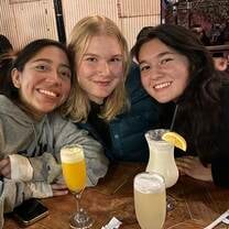 Pisco sours with friends from program 