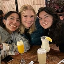 Pisco sours with friends from program 