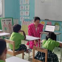 Engaging my students during an practice English class
