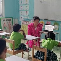 Engaging my students during an practice English class