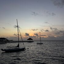 Sunrise in Belize