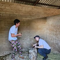 Laughing till the tears run 