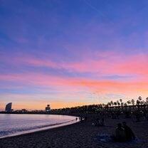 Barceloneta Beach Sunsets