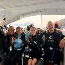 Me and my dive group about to explore the reefs!