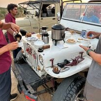 Chai in the desert 
