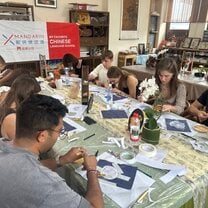 Art event at XMandarin Chinese Language School Chengdu