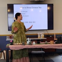 The tea meditation activity