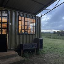 View of the kitchen from outside