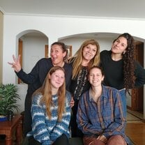 Me and my extended host family