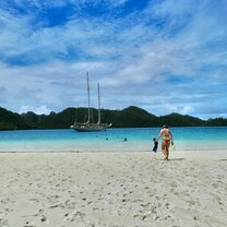 Another good day at the beach (after scuba skills, lunch, and relaxation)