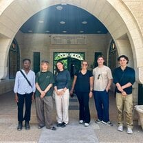Group photo at the Hebron Chamber of Commerce