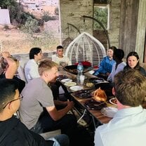One of my favorite nights group dinner the center makes you feel like part of the family!