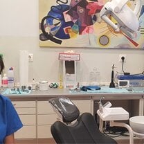 At the dental clinic