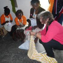 Working with women in Kisumu, Kenya