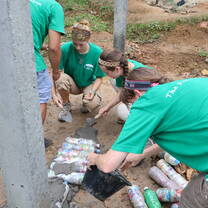 Building the foundation for the new school kitchen