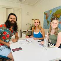 Wonderful German lesson with Muaz 