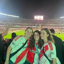 Went to a River Plate game with some friends - so fun!!
