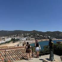 Me and another intern at Tossa de mar, a weekend day trip! 