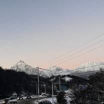 Bus stop view