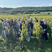visit to vineyard in Burgundy, France