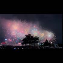 Chinese New Year Fireworks in Hong Kong