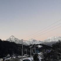 Bus stop view